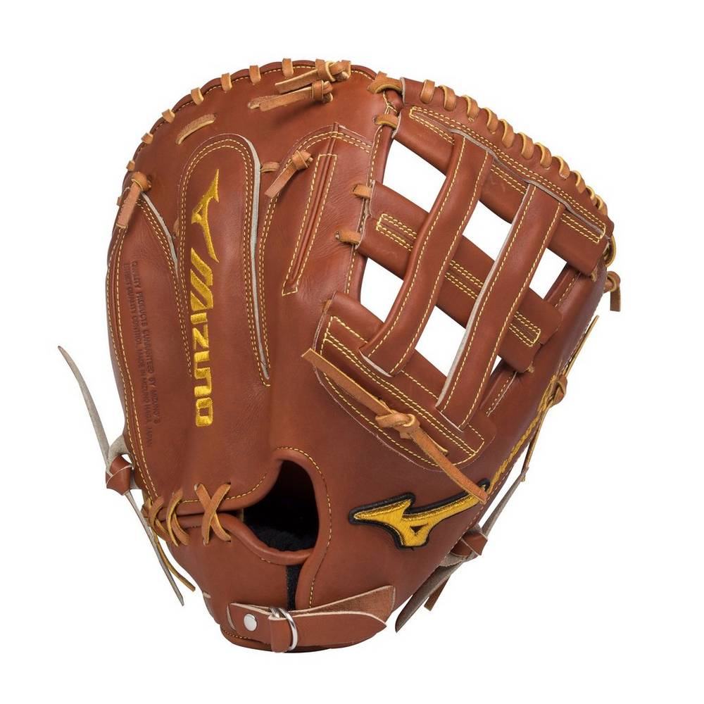 Mizuno Pro Limited 13" First Base - Bayan Catchers Mitt - Kahverengi Türkiye (JMWFTQ-074)